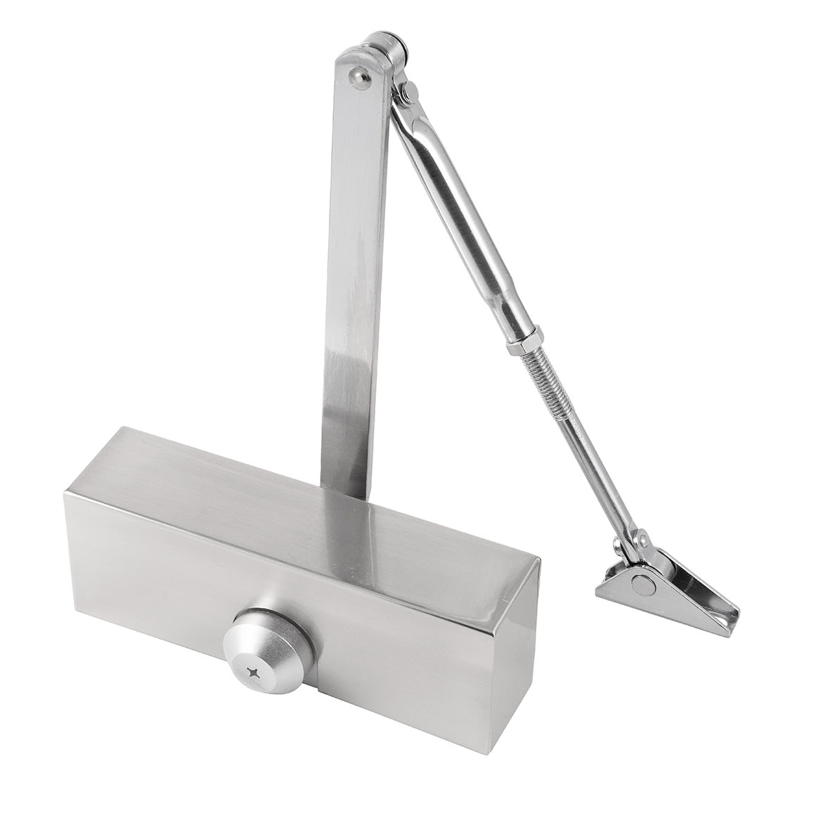 73 Series Overhead Fire Door Closer - Power Size 3 - Push/Pull Mounting - Satin Nickel