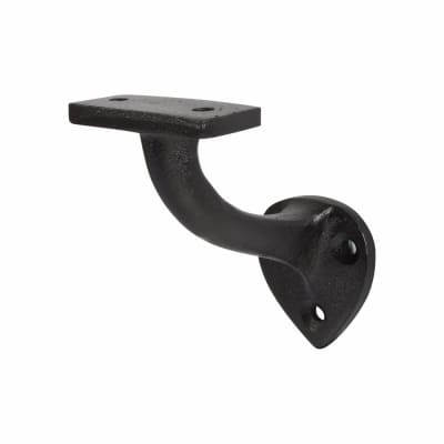 Handrail Bracket - 60mm Projection - Black Antique Iron