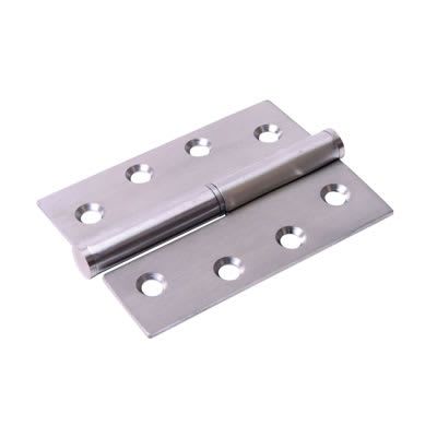 Lift-Off Butt Door Hinge - 102 x 76 x 2mm - Left Hand - Satin Stainless Steel - Pair