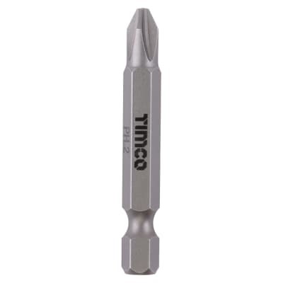 Steel Driver Bits - Phillips - - 50mm Length - Pack of 5