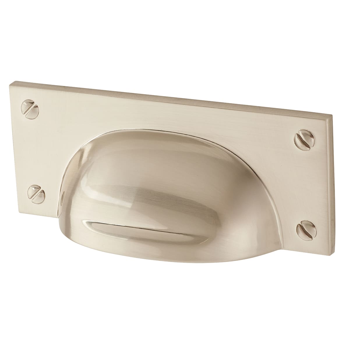 Neston Cabinet Cup Handle - 76mm Centres - Satin Nickel