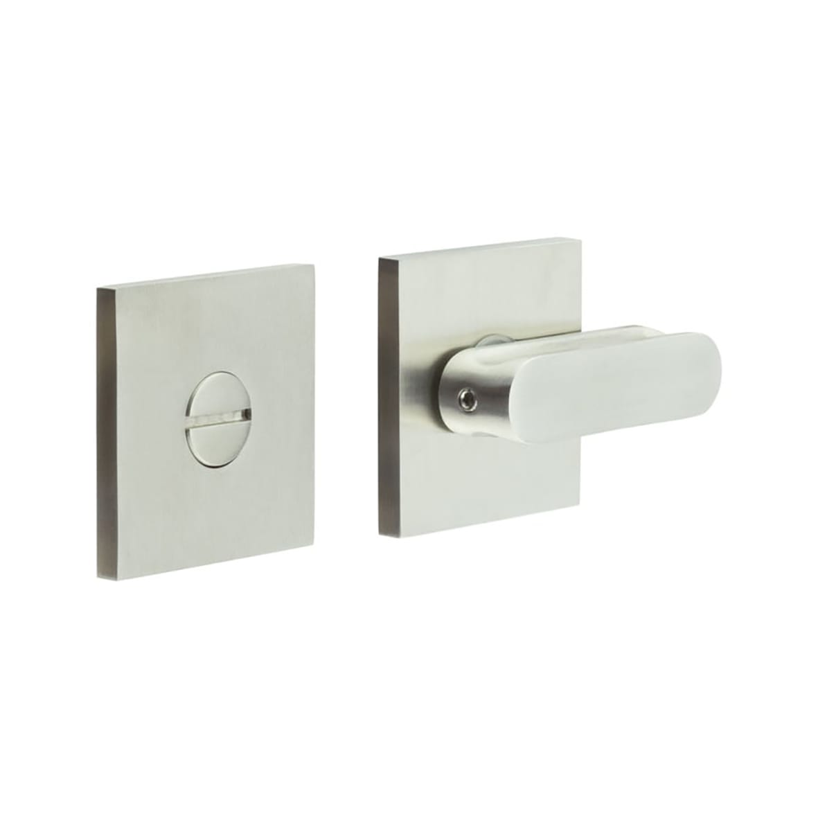 Square Bathroom Turn & Release - 54 x 54mm - 316 Satin Stainless Steel