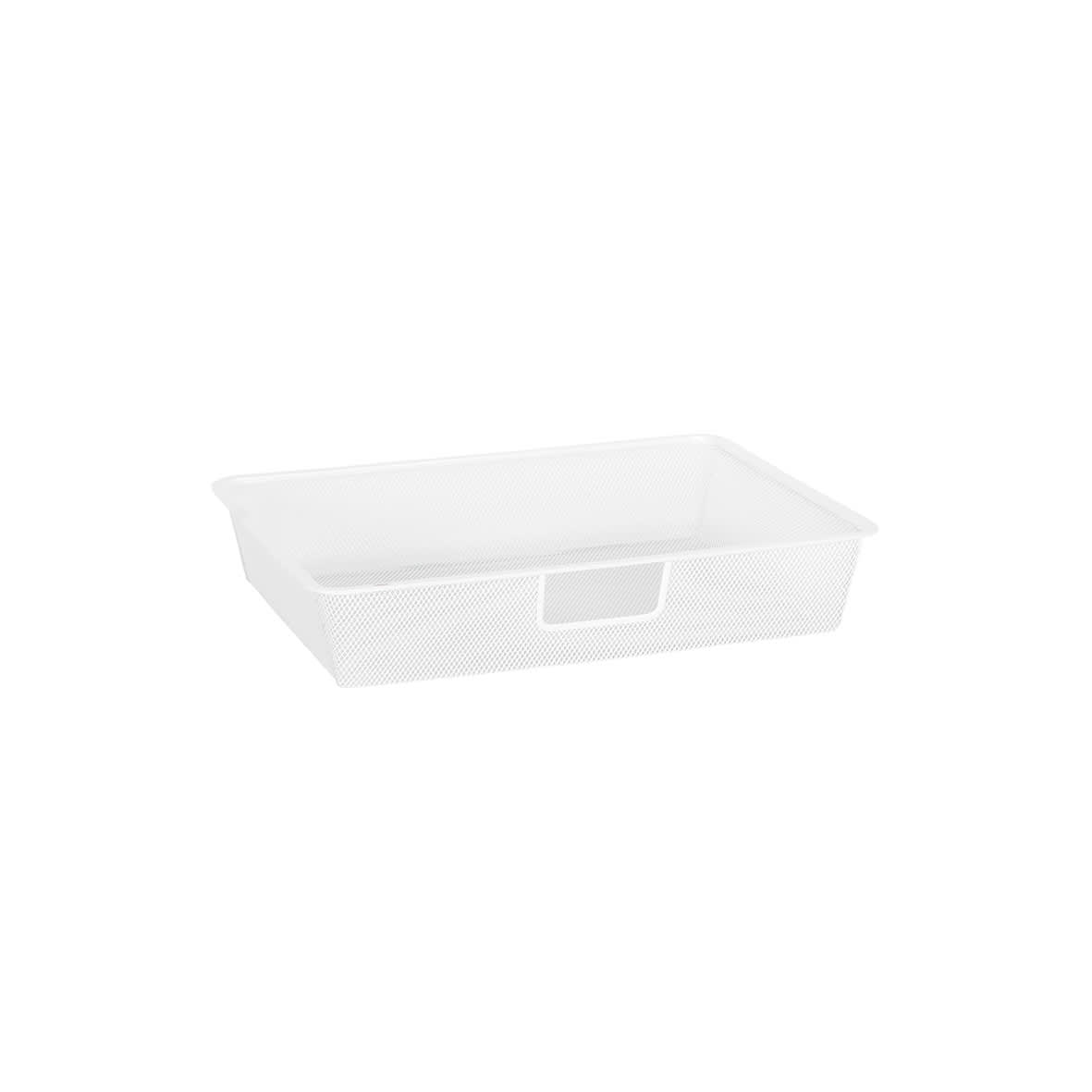 Top Track System - Click In Shallow Mesh Basket for Gliding Frame - 427 x 327 x 85mm - White
