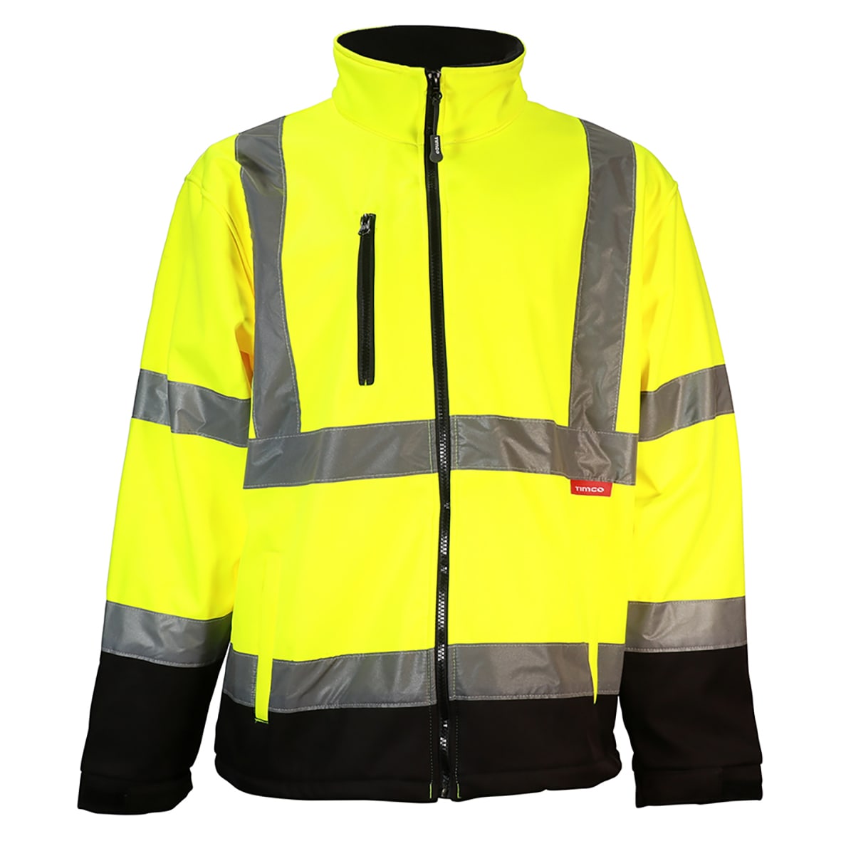Hi Visibility Softshell Jacket - Yellow - Large
