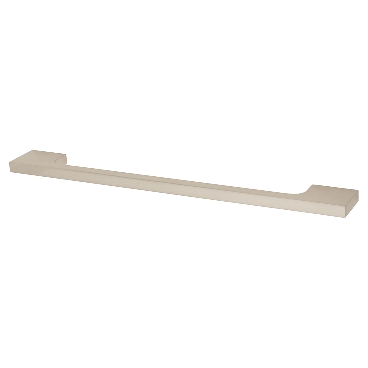 Bibury 8mm Slim D-Bar Cabinet Pull Handle - 224mm Centres - Satin Nickel