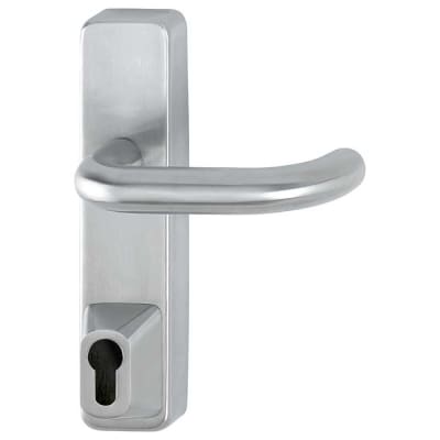 Outside Access Device without Cylinder - Lever - Sat Stainless