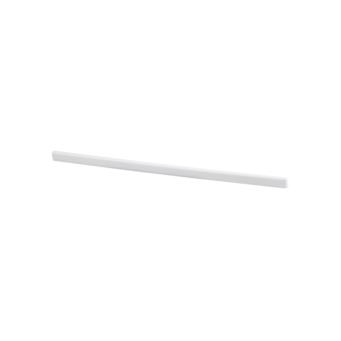 Top Track System - Click In Bracket Cover - 420mm Length - Centre - White