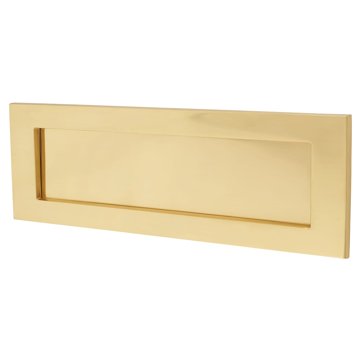 Victorian Letter Plate - 306 x 104mm - Polished Brass