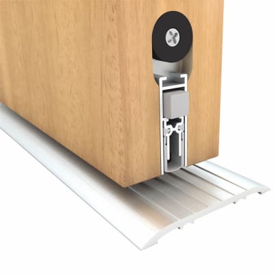 M-12 WS Locking Sliding Door Acoustic Drop Seal - 1083mm Length - Silver