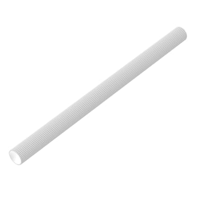 Modular Fluted Hand Rail Tube - 530 x 36mm - White