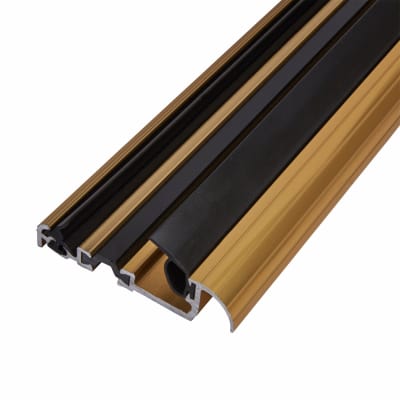 Low Height Macclex Threshold - Thermally Broken - 914mm - Inward Opening - Gold Anodised
