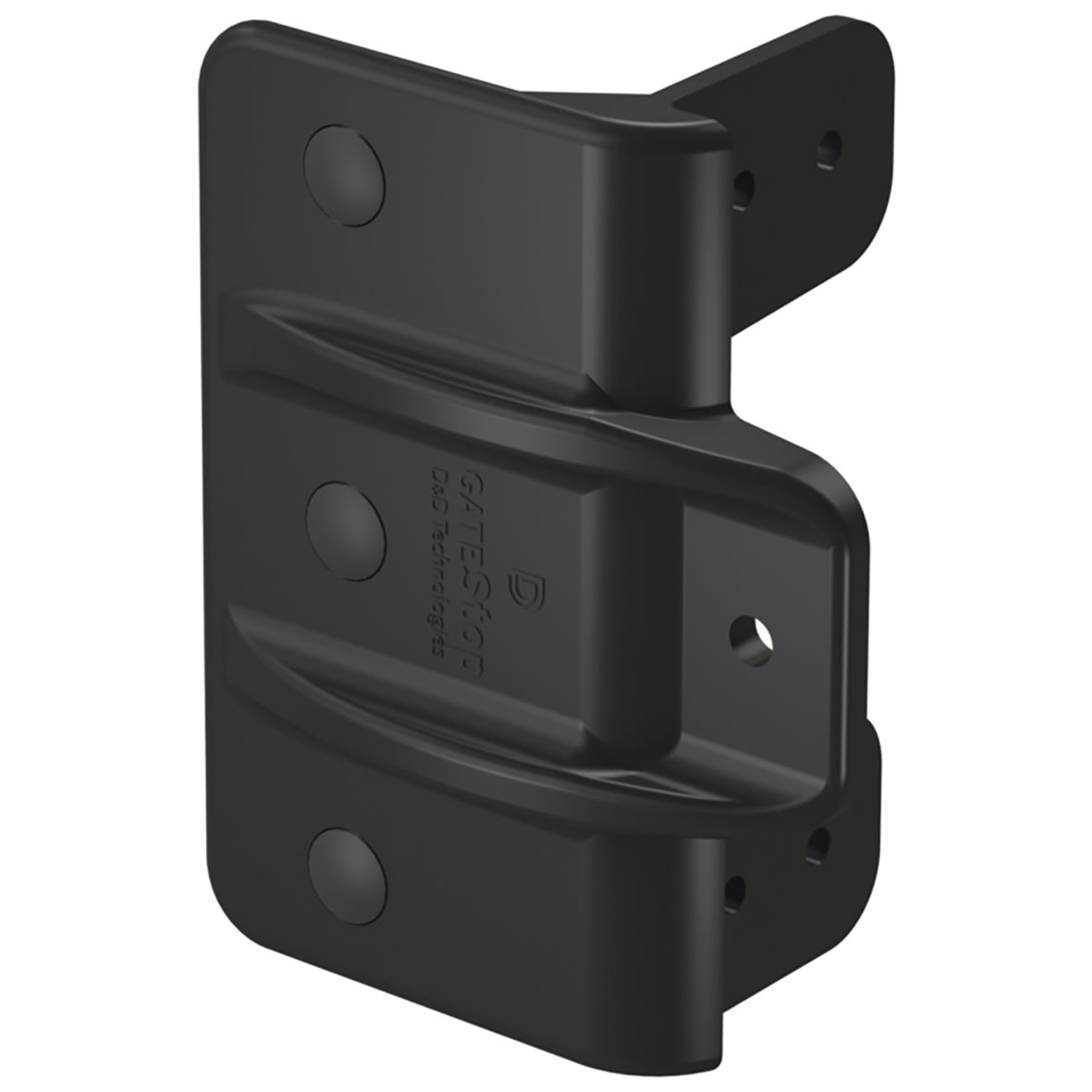 D&D Gate Stop for Metal Gates - Black