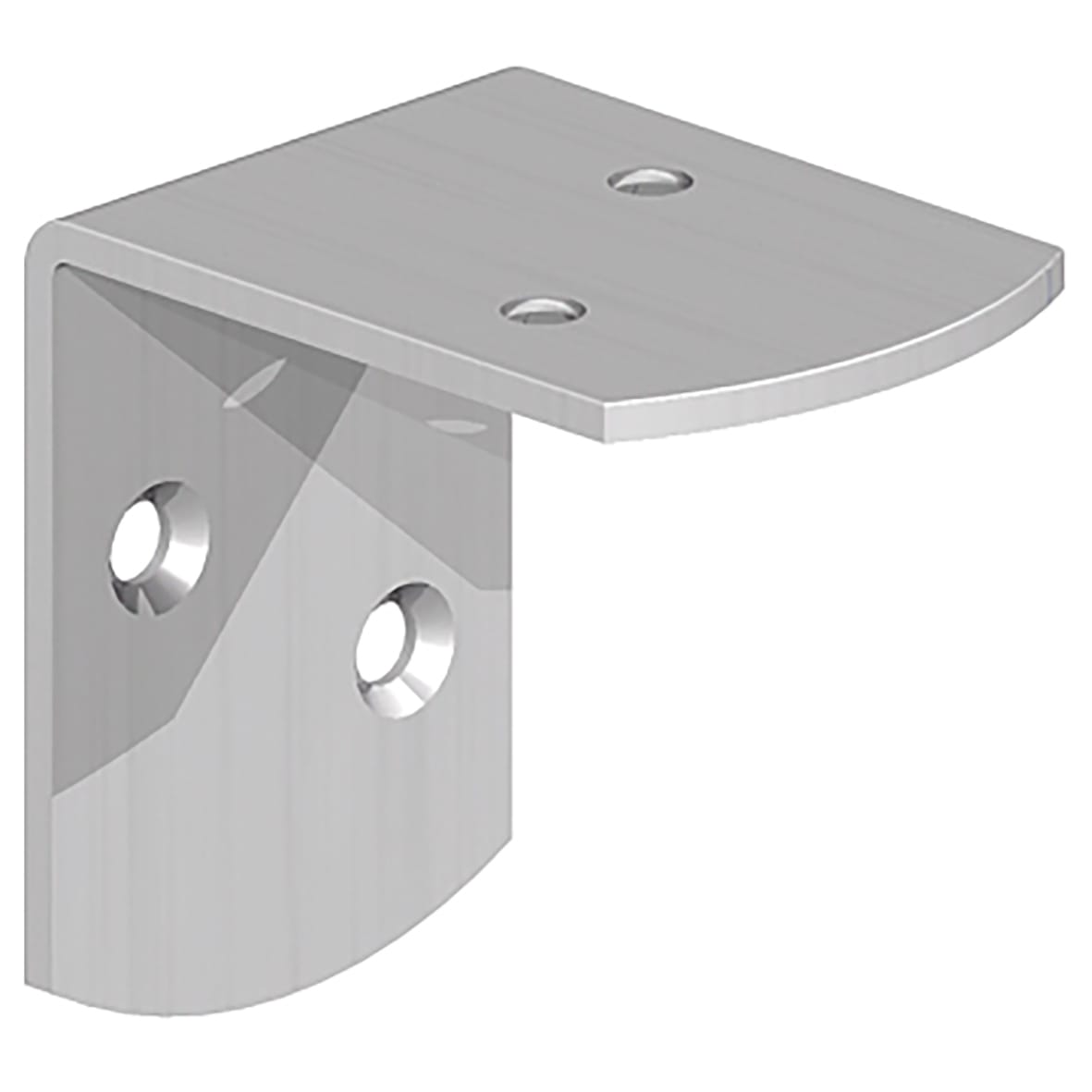 Balustrade Bracket - 40 x 30mm - Yellow Zinc Passivated