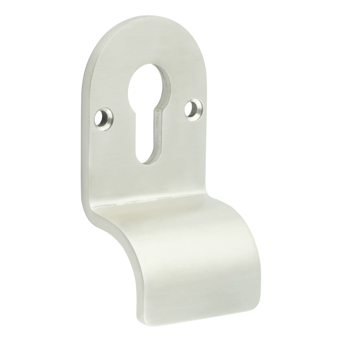 Satin Stainless Steel Euro Face Fixed Cylinder Pull - 96 x 50mm
