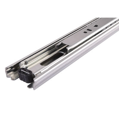 35mm Ball Bearing Drawer Runner - Full Extension - 350mm Length - 25kg - Zinc