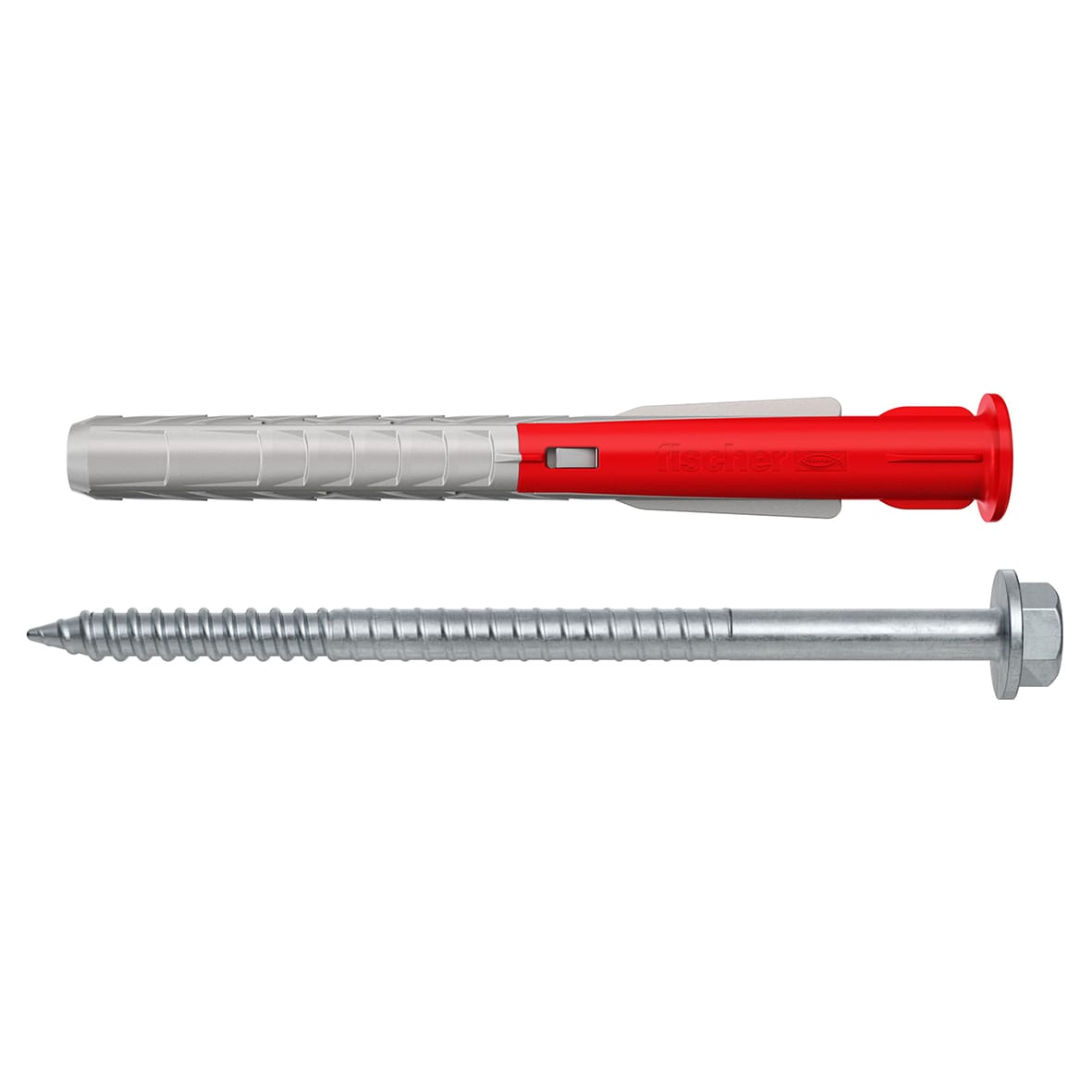 DDF Wall Anchor Fixings - Dot and Dab FUS - 10 x 100mm - Red & Grey - Pack of 50