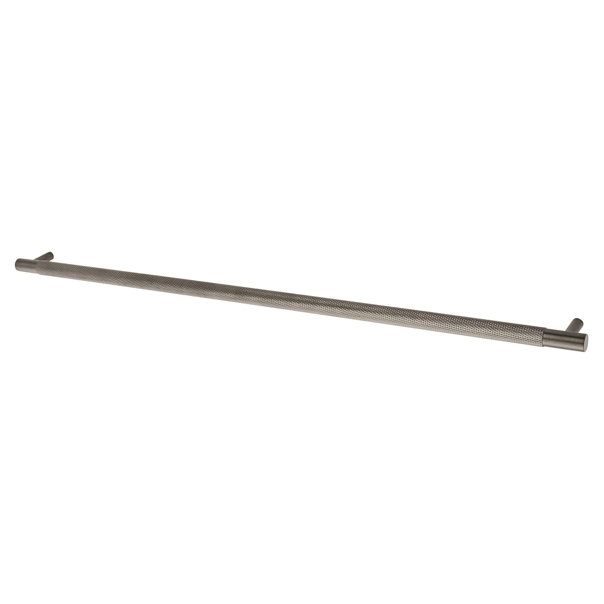 Brunel 13mm Knurled T-Bar Cabinet Pull Handle - 448mm Centres - PVD Dark Bronze