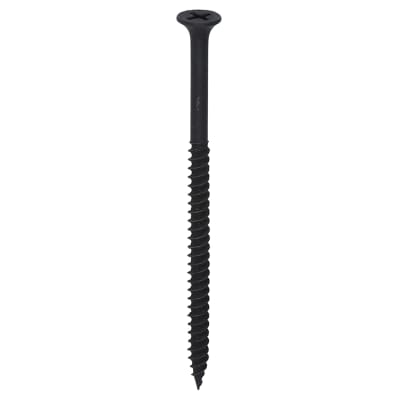 Fine Thread Bugle Head Drywall Screws - 4.2 x 75mm - Dark Grey Phosphate - Pack of 500