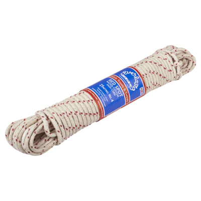 No.4 Red Spot Waxed Cotton Sash Window Cord - 7mm Diameter - 25m Knot