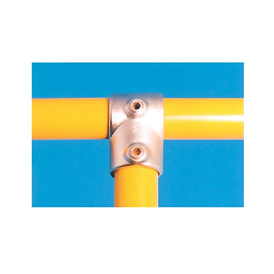 Tee Connector - Key Clamp System - Short - Galvanised