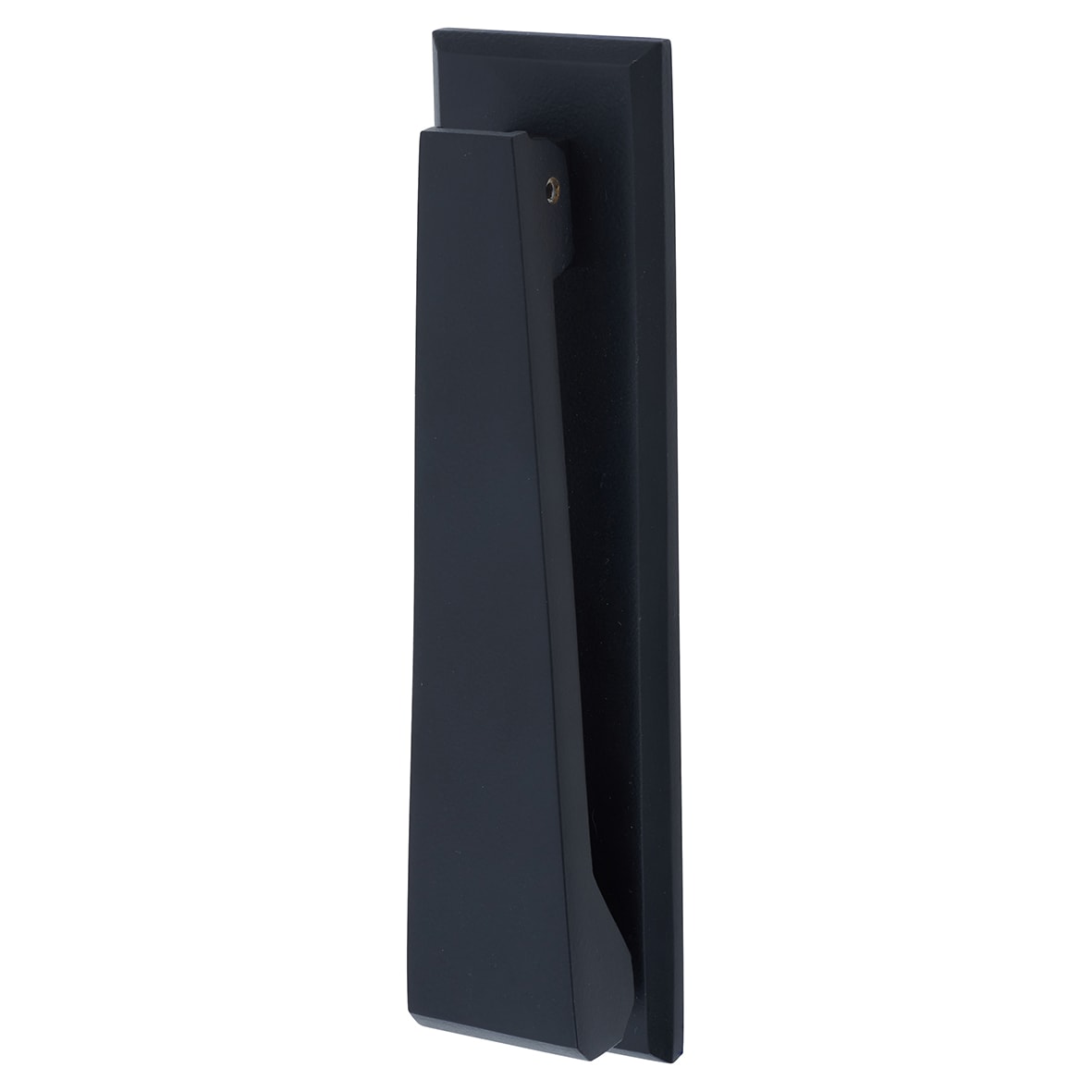 Marcus Slim Door Knocker - Matt Black - 165 x 40mm