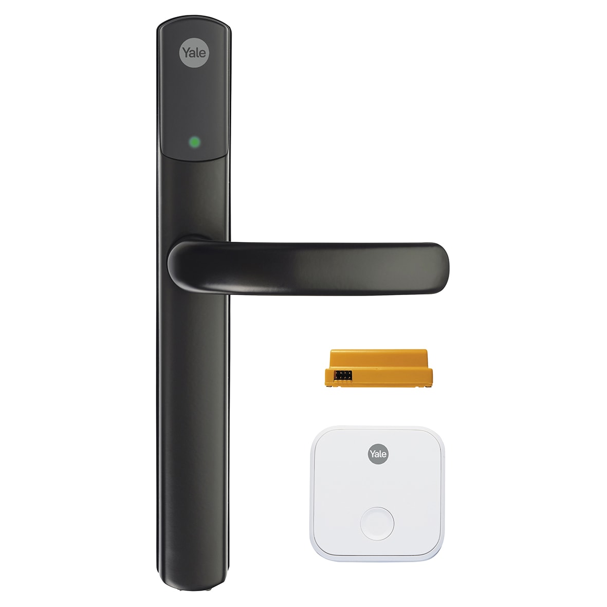 Black Conexis L2 Electronic Multipoint Smart Lock Door Handles - SD-L2000-BL