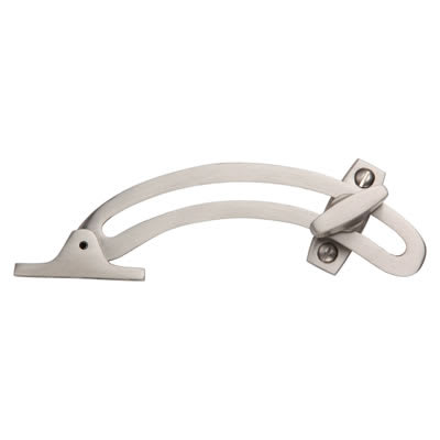 Marcus Locking Quadrant Stays - 155mm Length - 114mm Throw - Satin Nickel