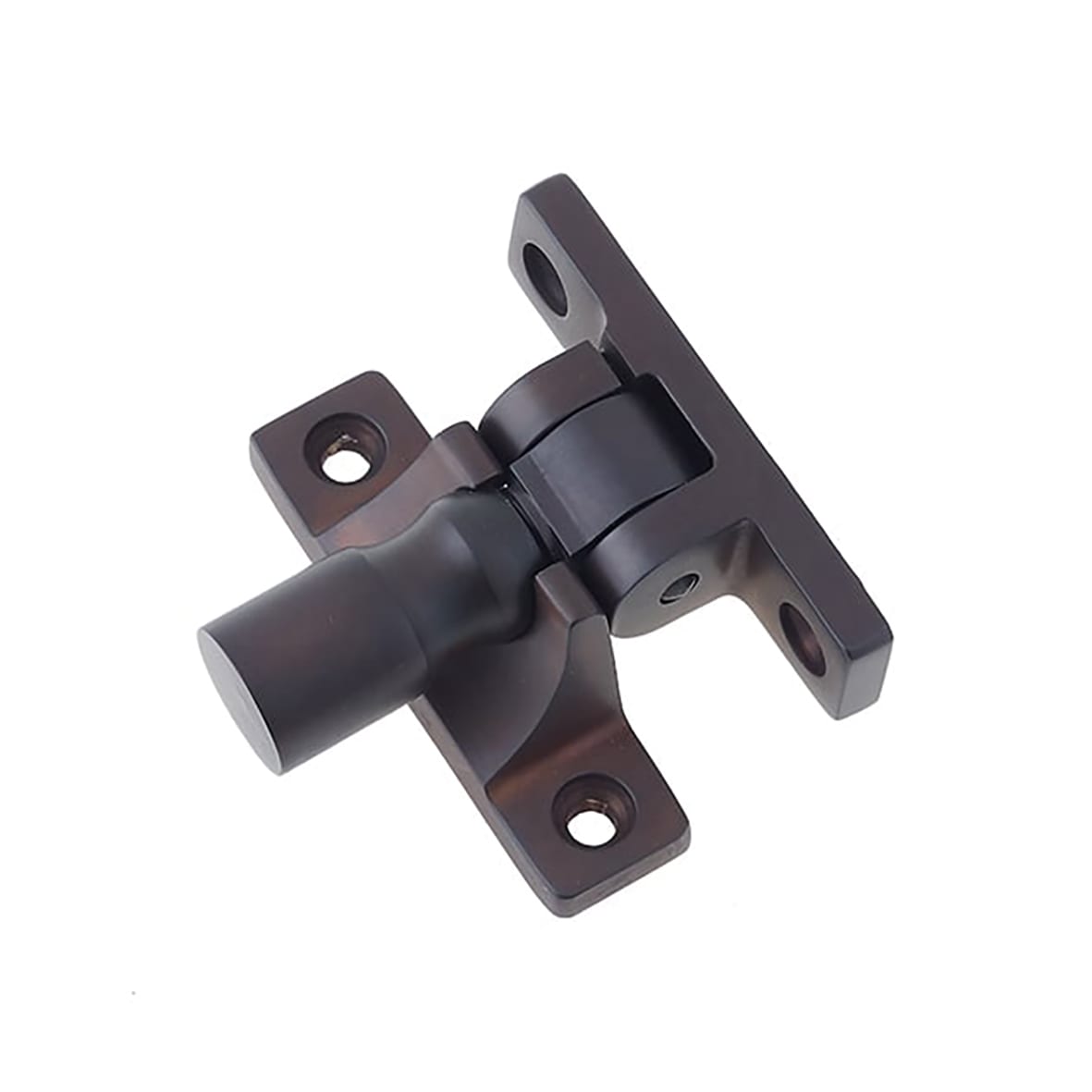 Brighton Sash Window Fastener - Pattern 1 - 55 x 15mm - Dark Bronze