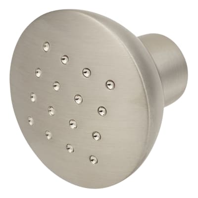 Dimple 3 Round Cabinet Knob - 32mm Diameter - Pearl Nickel
