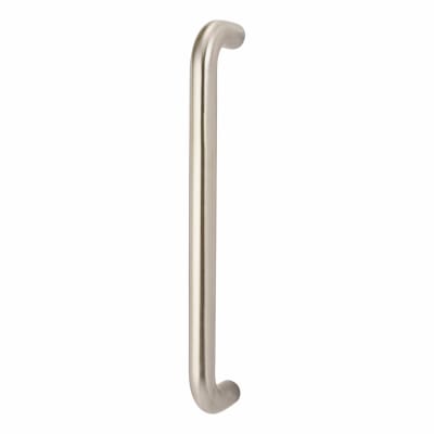 Satin Stainless Steel 22mm D-Bar Door Pull Handle - Bolt Fix - 305mm Centres