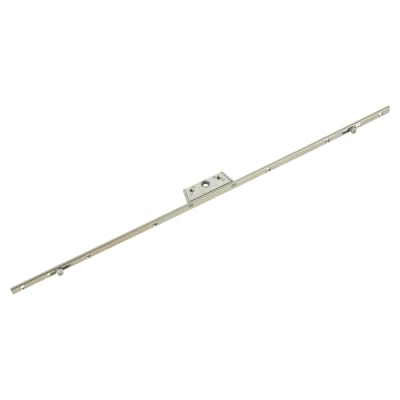 Slim U-Rail Offset Espagnolette uPVC Window Lock - 600mm Length - 20mm Backset - 6mm Cam