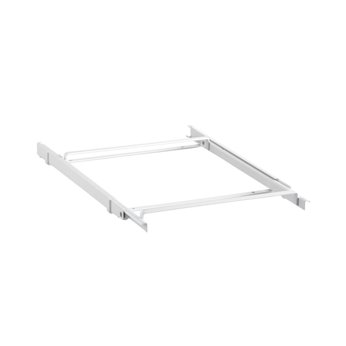 Top Track System - Easy Glider for Wire & Mesh Baskets - 390mm Length - White - Pair