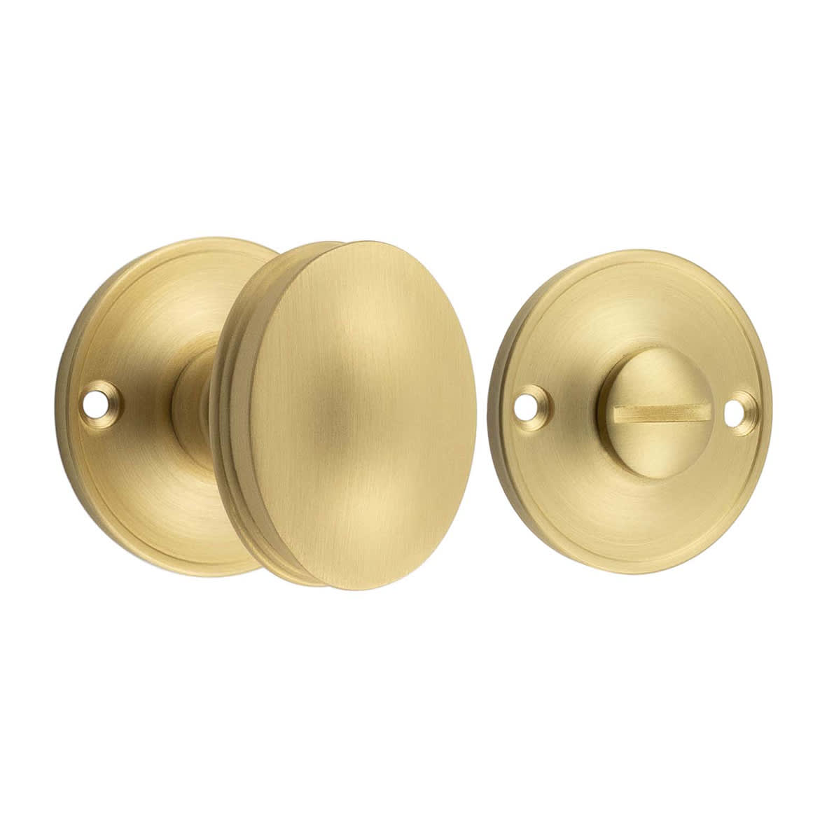 Bathroom Turn & Release - 40mm Diameter - Sain Brass