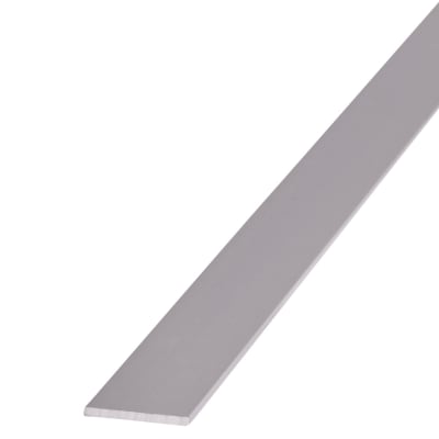 2000mm Aluminium Flat Bar - 19 x 3mm - Mill