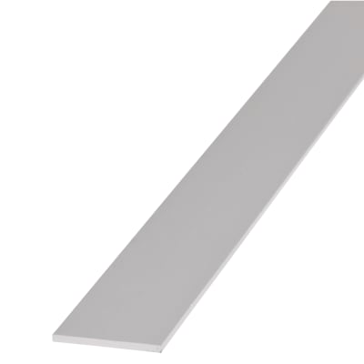1000mm Aluminium Flat Bar - 25 x 2mm - Anodised