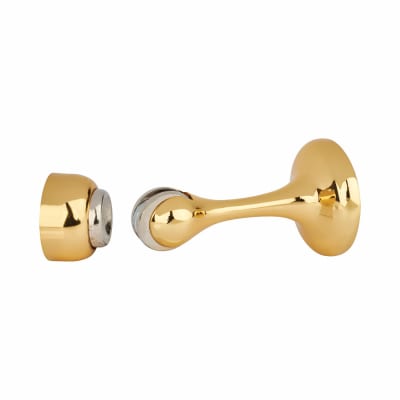 Magnetic Door Stop & Holder - 88 x 44mm - Polished Brass 778549P