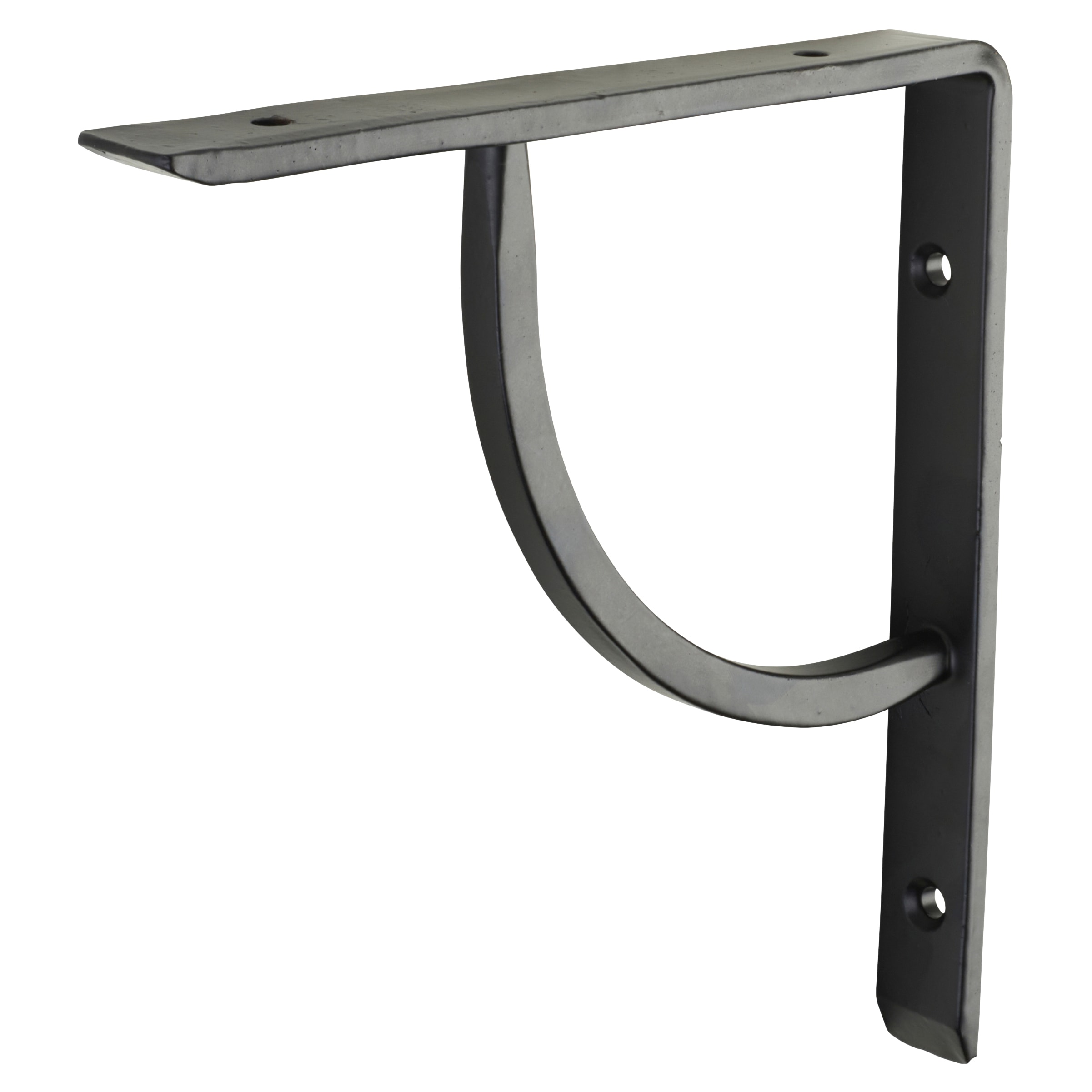 Plain Shelf Bracket - 152 x 152mm - Black