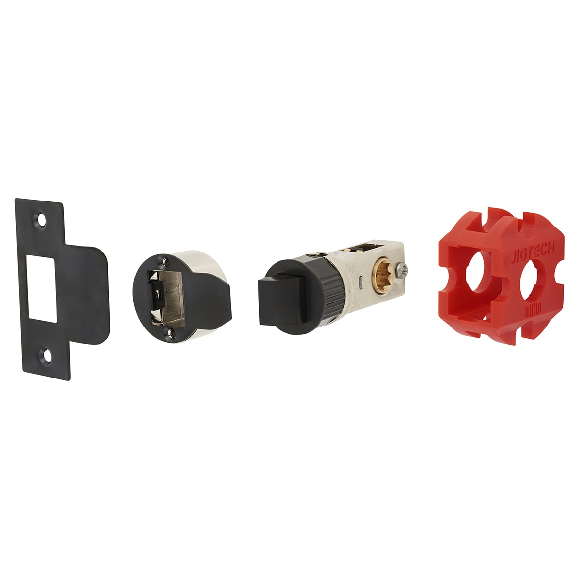Smartlatch Passage Tubular Latch - 59mm Case - 45mm Backset - Matt Black