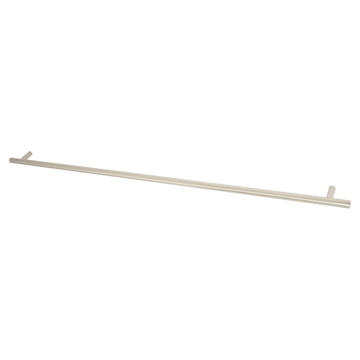 12mm T-Bar Cabinet Pull Handle - 605mm Centres - Satin Nickel