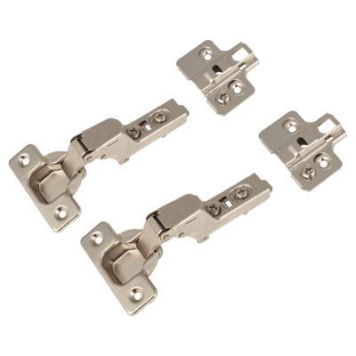 Clip-On Soft Close Cabinet Hinge - 110° - Inset - Zinc Plated - Pair 839949P