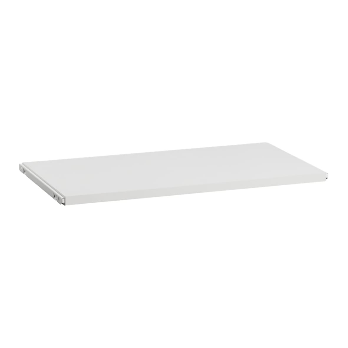 Top Track System - Click In White Edged Melamine Board/Shelf - 605 x 424 x 20mm - White