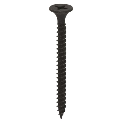Fine Thread Bugle Head Drywall Screws - 3.5 x 42mm - Dark Grey Phosphate - Pack of 1000