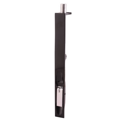 Lever Action Flush Bolt - 200 x 20mm - Black Powder Coated