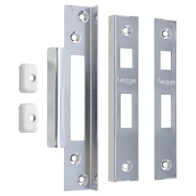 N42SCP/0.5 13mm Rebate Kit to suit Heavy Duty 5 Lever Sashlocks - Polished Chrome
