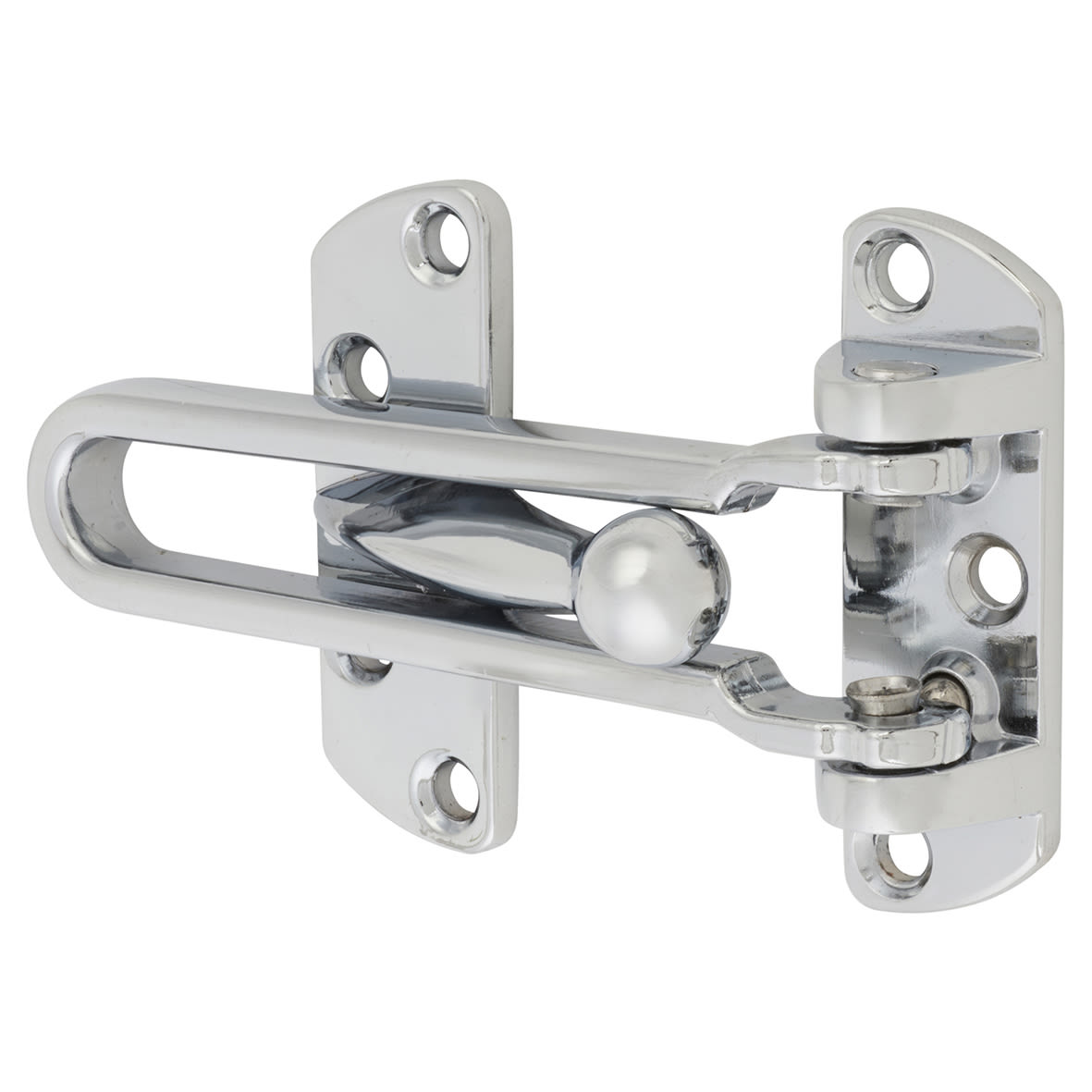 Door Restrictor - Polished Chrome