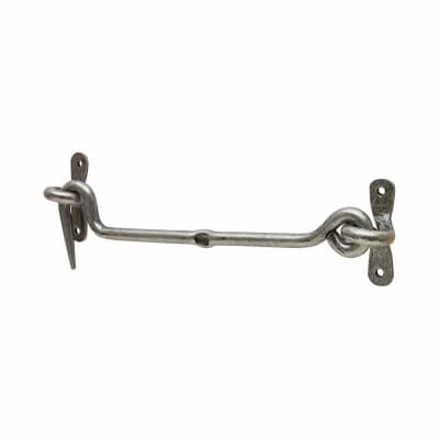 Cabin Hook & Eye - 208mm Length - Pewter