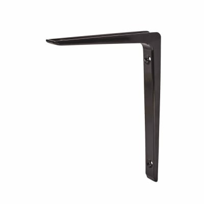 Aluminium Shelf Bracket - 150 x 200mm - Black