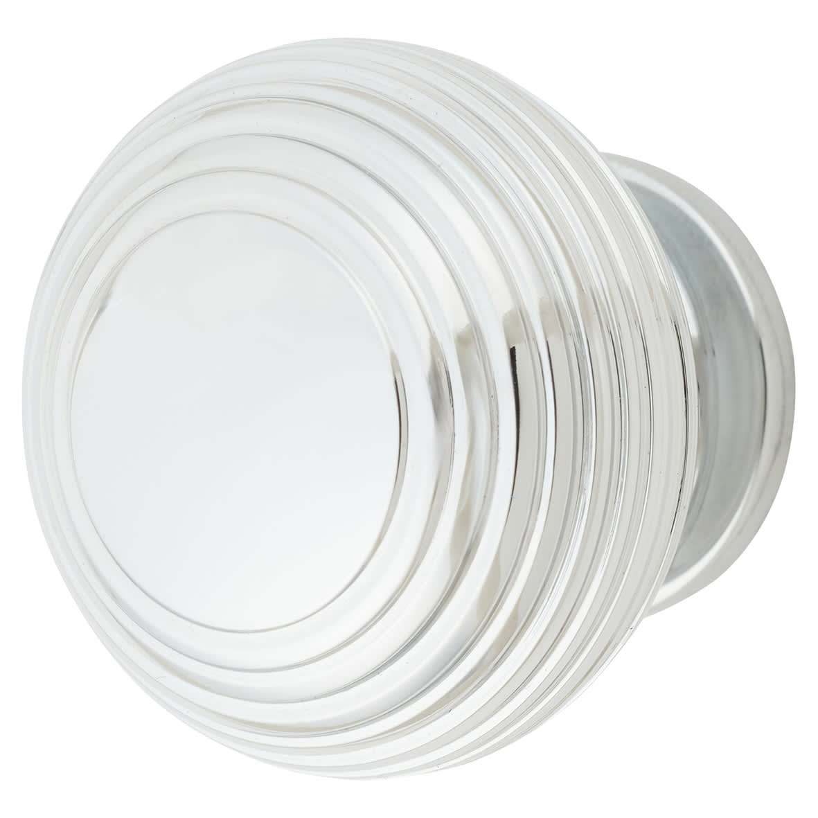Beehive Round Cabinet Knob - 40mm Diameter - Polished Chrome
