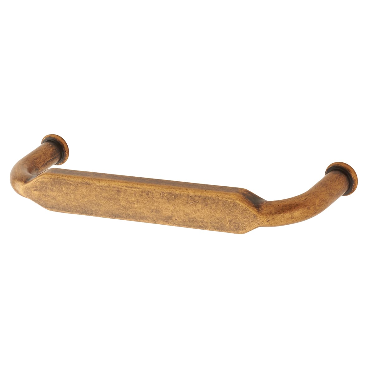 Eton 12mm D-Bar Cabinet Pull Handle - 96mm Centres - Antique Brass