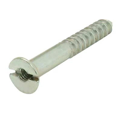 Steel Mirror Screw - 8 x 3/4" - Pack of 10
